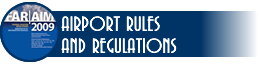 AIRPORT RULES AND REGULATIONS